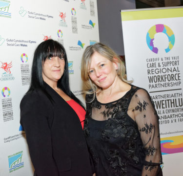 Evette Townley and Angela Smyth at Awards Ceremony